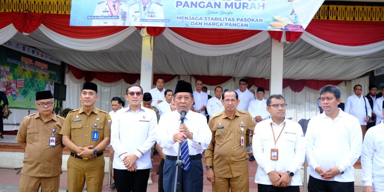 Abdullah Sani Ikuti Apel Siaga Pengamanan Pasokan Dan Harga Pangan Secara Virtual