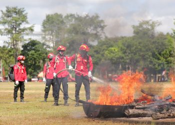 UNJA Bersama APHI Dan PT WKS Selenggarakan Pelatihan Pengendalian Kebakaran Hutan dan Lahan
