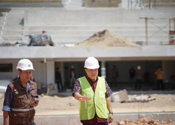 Kadis PU Jambi Cek Progres Pembangunan Stadion