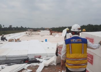 Jalan Tol Bayung Lencir-Tempino Sepanjang 400 Meter Gunakan Geofoam