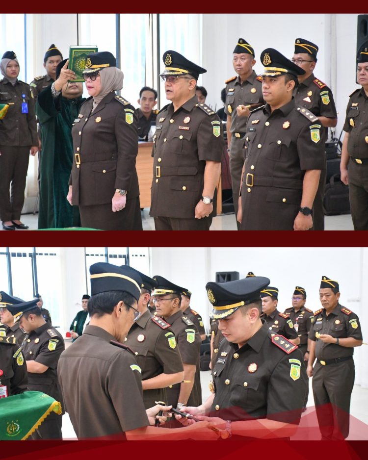 Kajati Jambi Lantik Lima Pejabat Eselon III