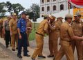 Menjelang mengakhiri tugasnya sebagai Penjabat (Pj) Bupati Merangin Jangcik Mohza pamitan kepada seluruh pejabat dan para pegawai di jajaran Pemkab Merangin, Senin (10/2).