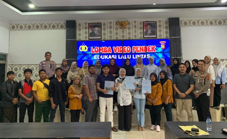 SMKN 5 Merangin Terbaik Lomba Video Pendek Polres