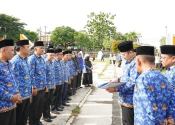 H M Syukur Pimpin Apel Besar Pegawai Merangin