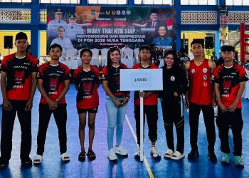 Jambi Kirim Tujuh Atlet Ikut Kejurnas Muaythai 2025 di Lombok