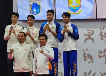Candika dan Maulana Ahmad Sumbangkan Emas Pertama untuk Jambi di PON Bela Diri Kudus 2025 dari Cabang Wushu