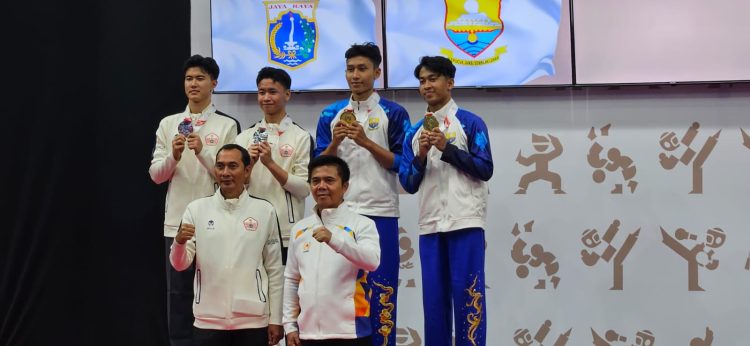 Candika dan Maulana Ahmad Sumbangkan Emas Pertama untuk Jambi di PON Bela Diri Kudus 2025 dari Cabang Wushu